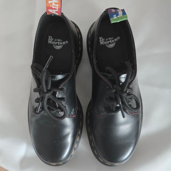 *NEW Dr. Martens 1461 For Pride Smooth Leather Oxford Shoes Womens US 6 Rainbow - Picture 7 of 8